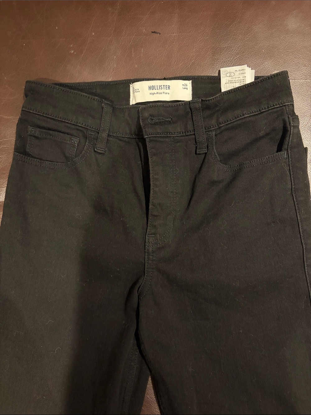 Hollister Women’s High Rise Flare Black Jeans